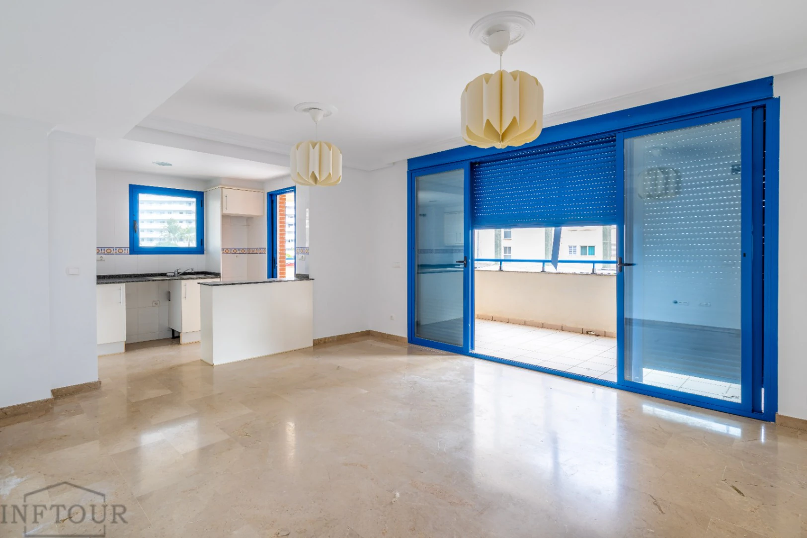 Apartamento en Calpe a 150 m de la Playa de la Fossa con gran terraza y vista parcial al mar