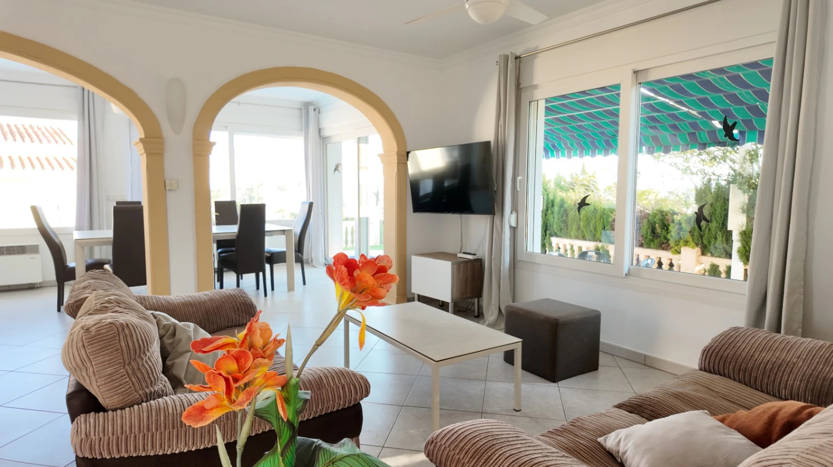 Chalet independiente en Calpe con piscina privada: 3 habitaciones.