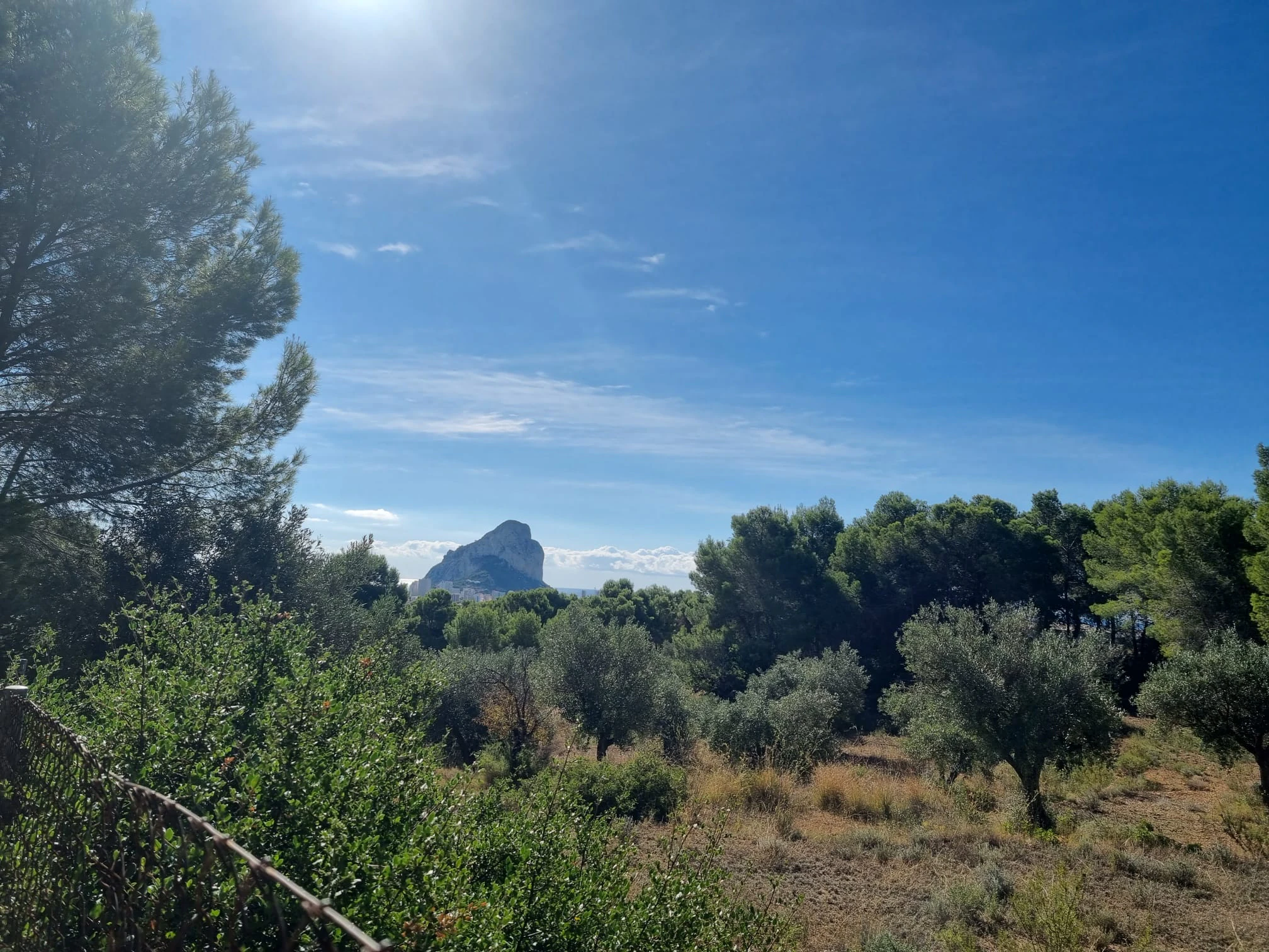TERRENO RUSTICO EN URBANIZACION GARDUIX DE 17.000 METROS CON VISTAS AL MAR Y PEÑON.