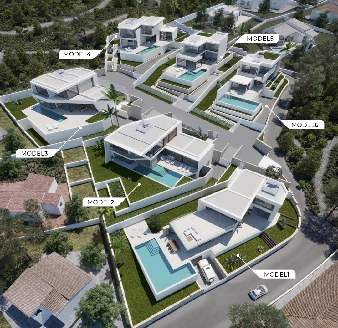 Villa independiente en una urbanización privada de lujo.