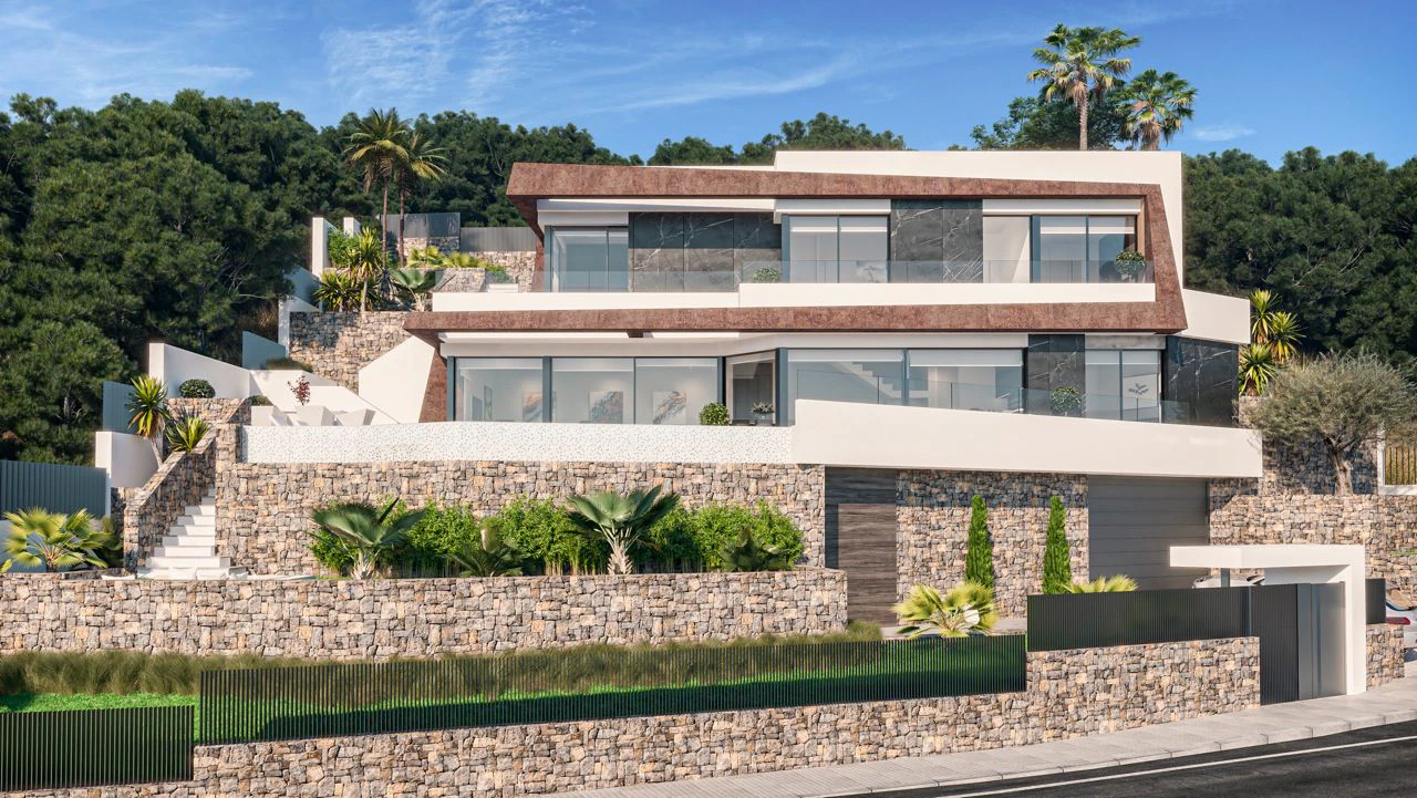 PROYECTO DE CHALET MODERNO CON VISTAS INCREIBLES