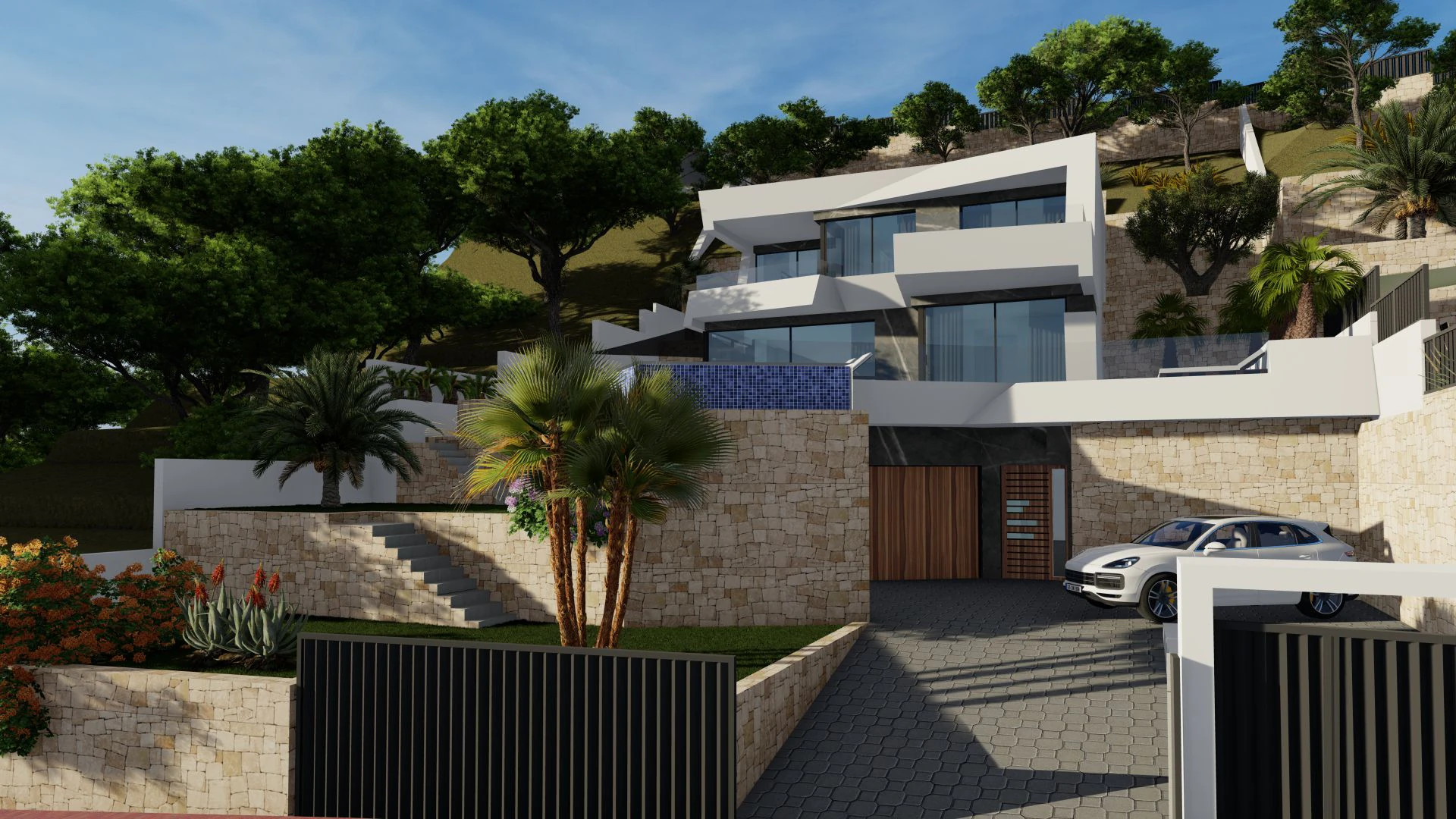 PROYECTO DE CHALET MODERNO CON VISTAS INCREIBLES