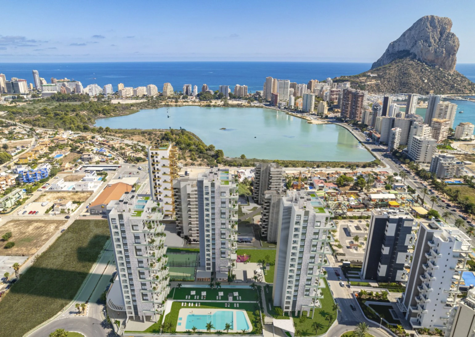 Apartamentos de obra nueva en Calpe