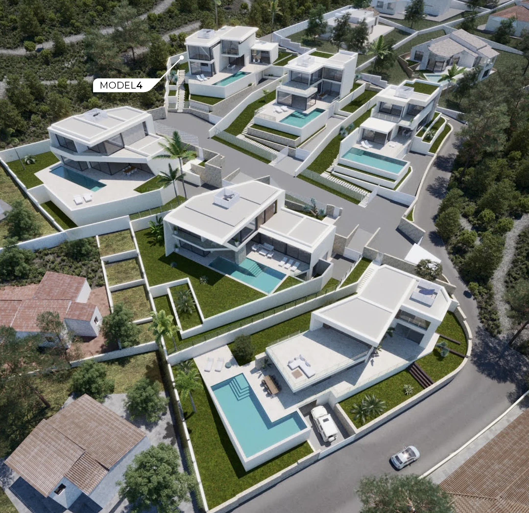 Villa independiente en una urbanización privada de lujo.
