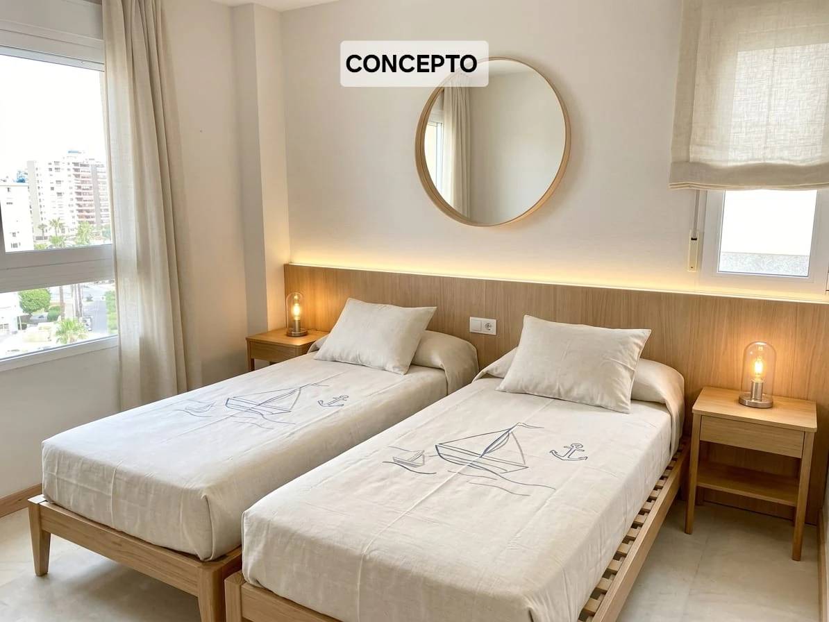 Apartamento en venta de 2 habitaciones en Calpe, Puerto