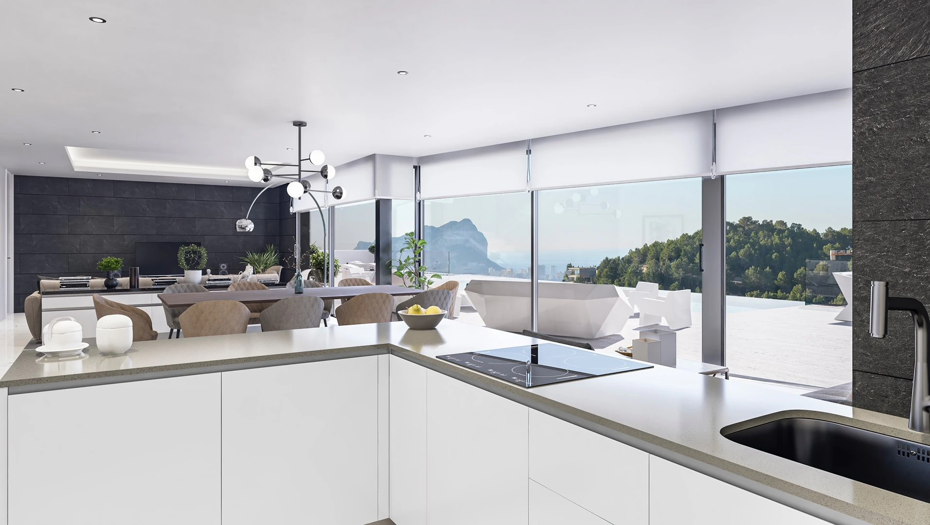 VILLA MODERNA CON VISTAS IMPRESIONANTES