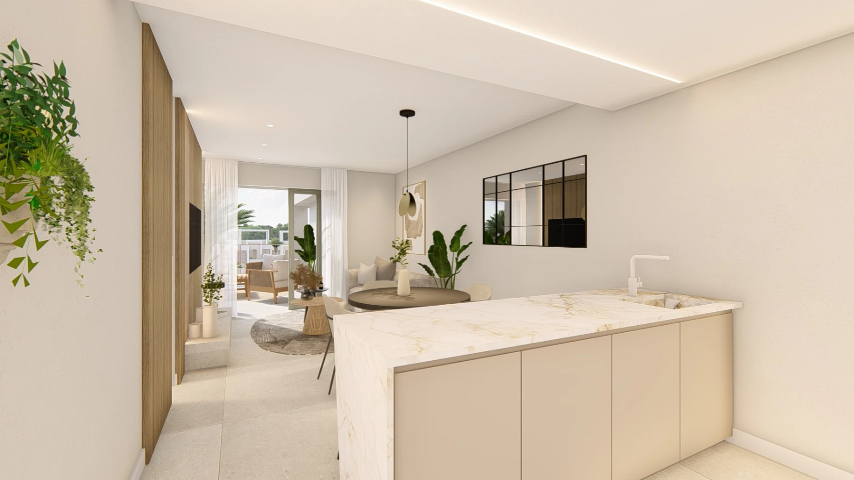 9987 - Apartamento en venta de 3 dormitorios en Los Alcázares, Murcia