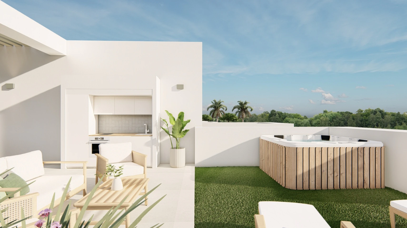 9987 - Apartamento en venta de 3 dormitorios en Los Alcázares, Murcia