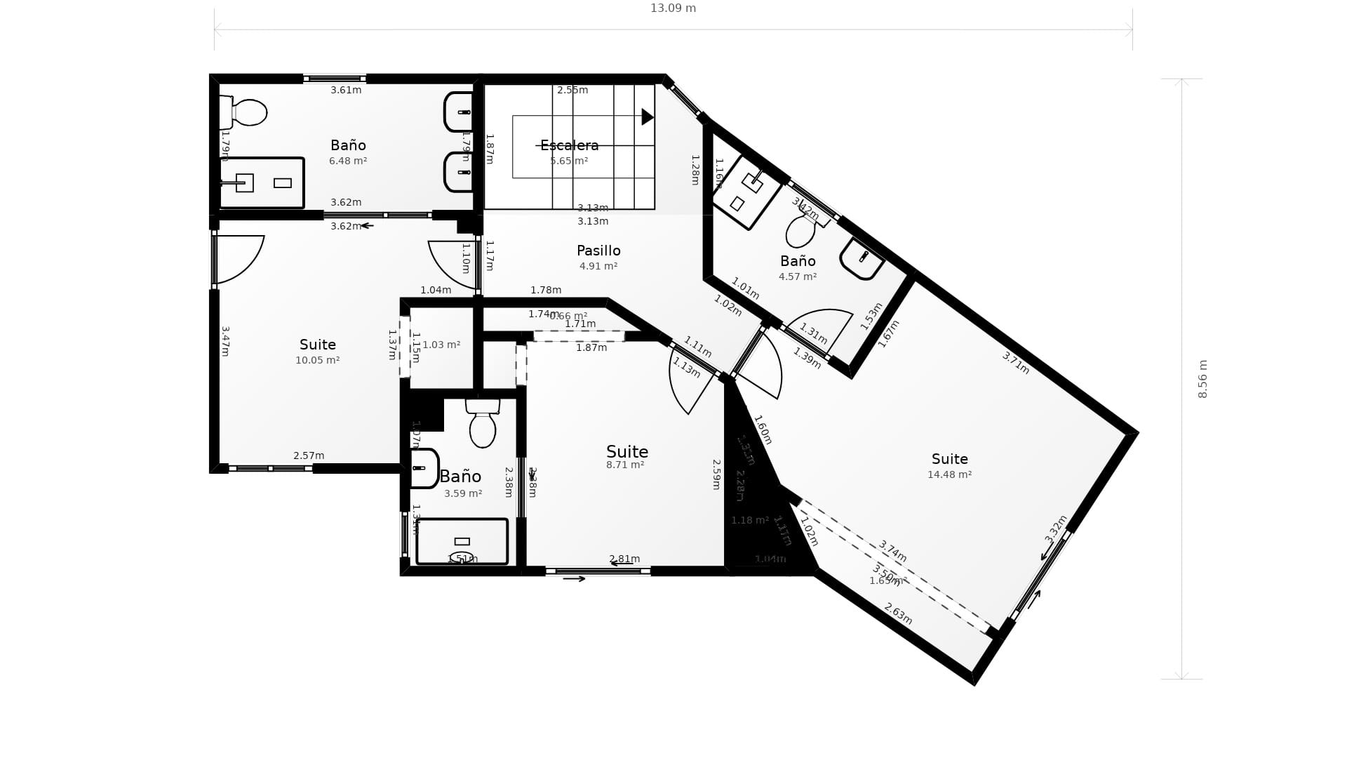 Modern chalet in Calpe with 5 bedrooms and private pool