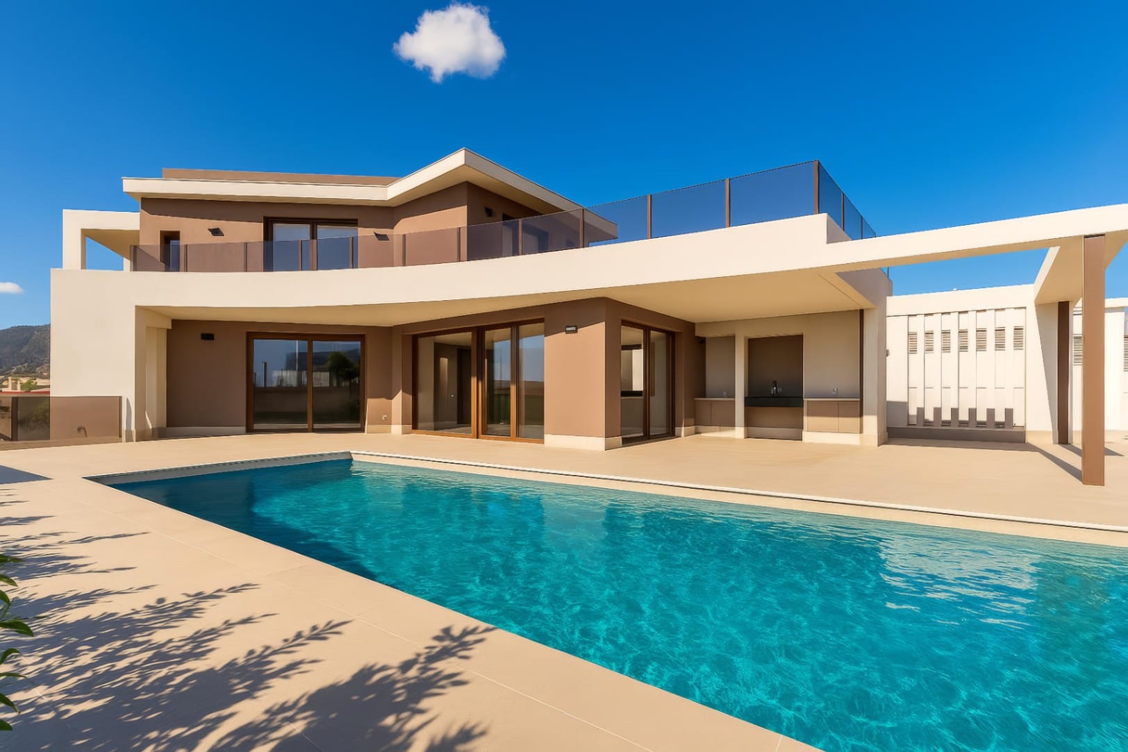 Modern chalet in Calpe with 5 bedrooms and private pool