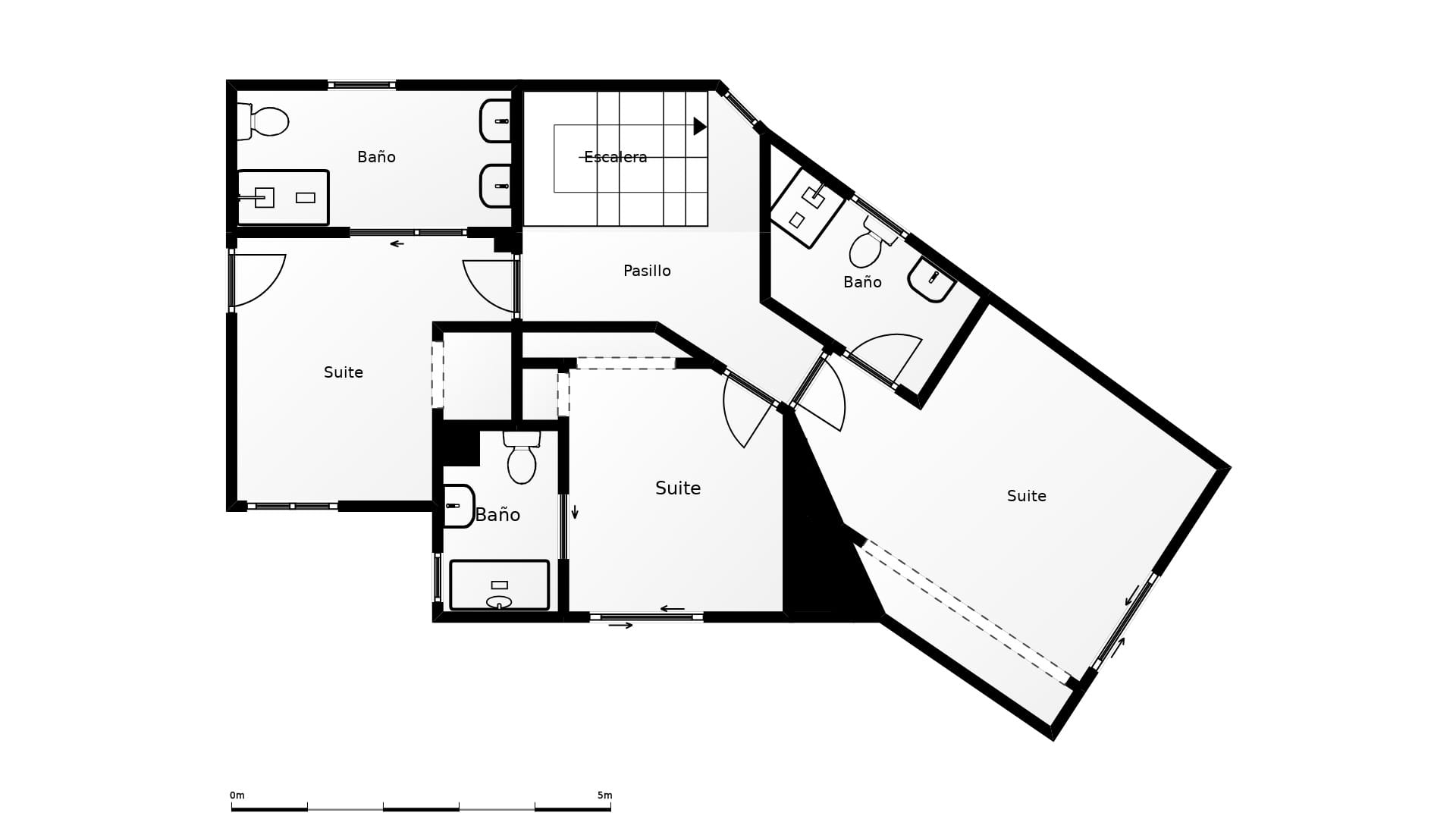 Modern chalet in Calpe with 5 bedrooms and private pool