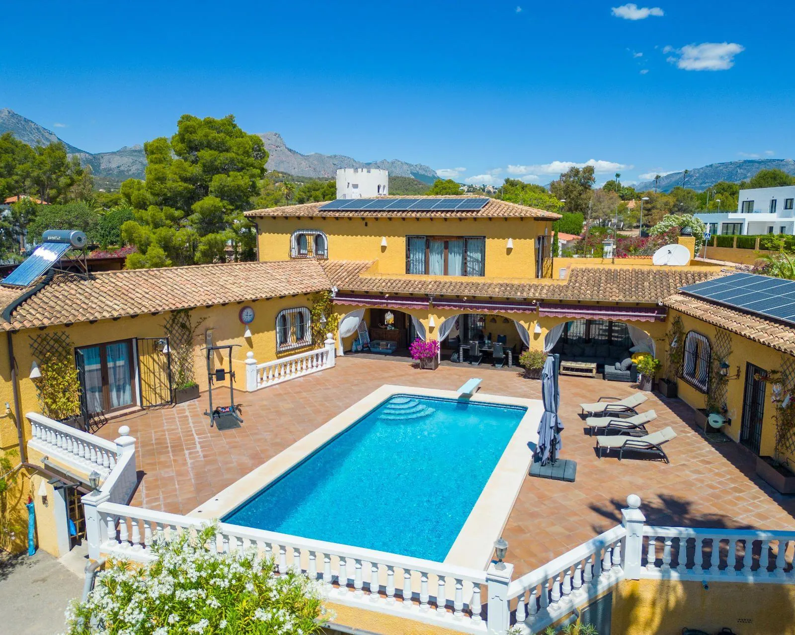 Elegant Mediterranean Villa with Panoramic Sea Views