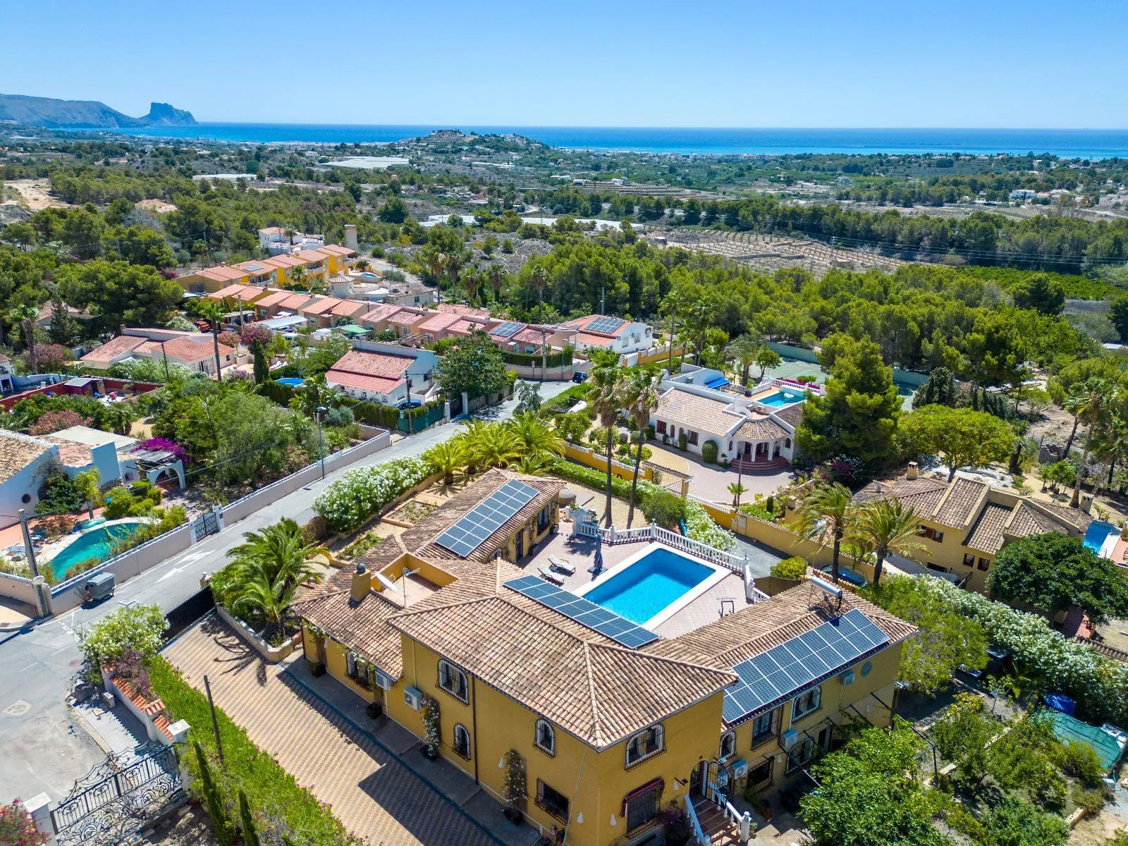 Elegant Mediterranean Villa with Panoramic Sea Views