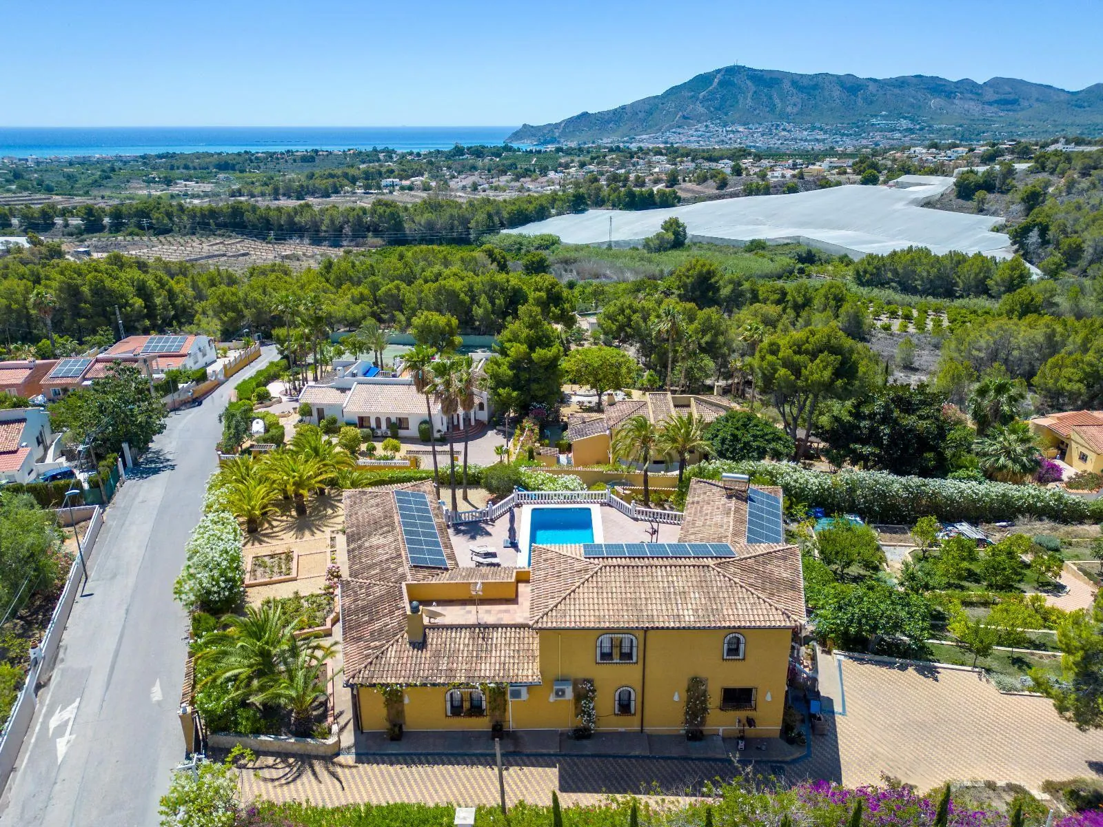 Elegant Mediterranean Villa with Panoramic Sea Views