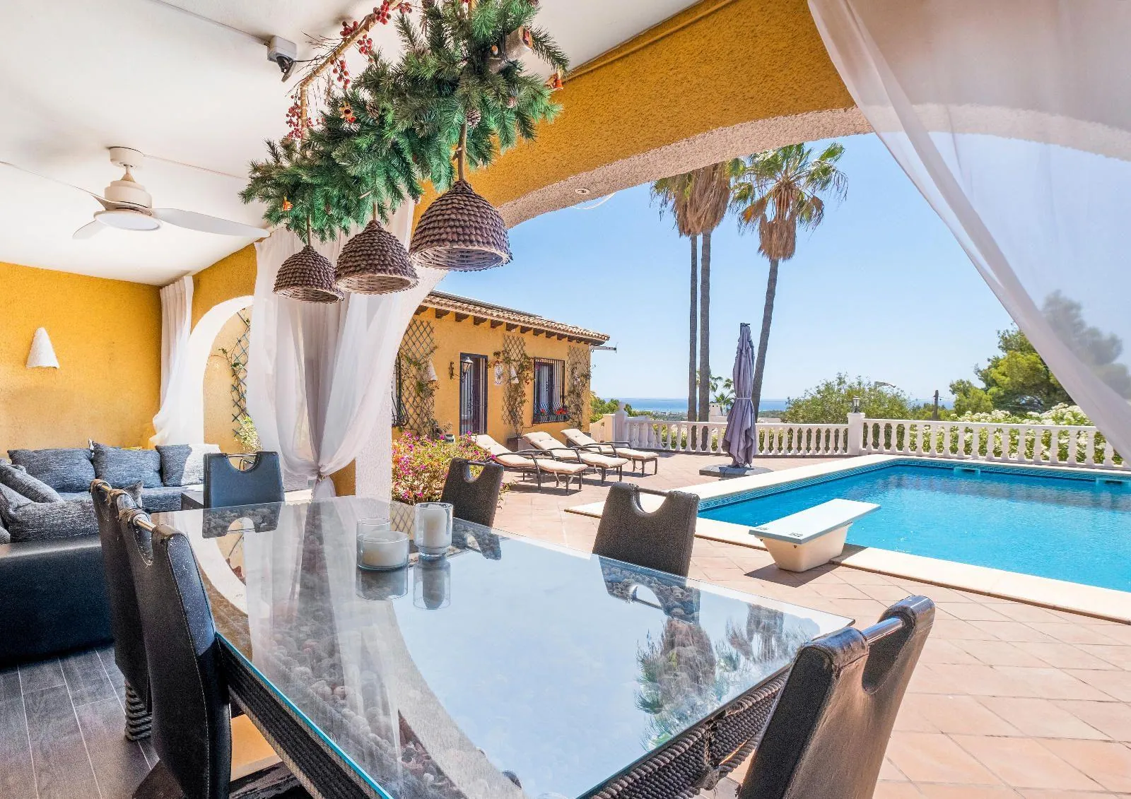 Elegant Mediterranean Villa with Panoramic Sea Views