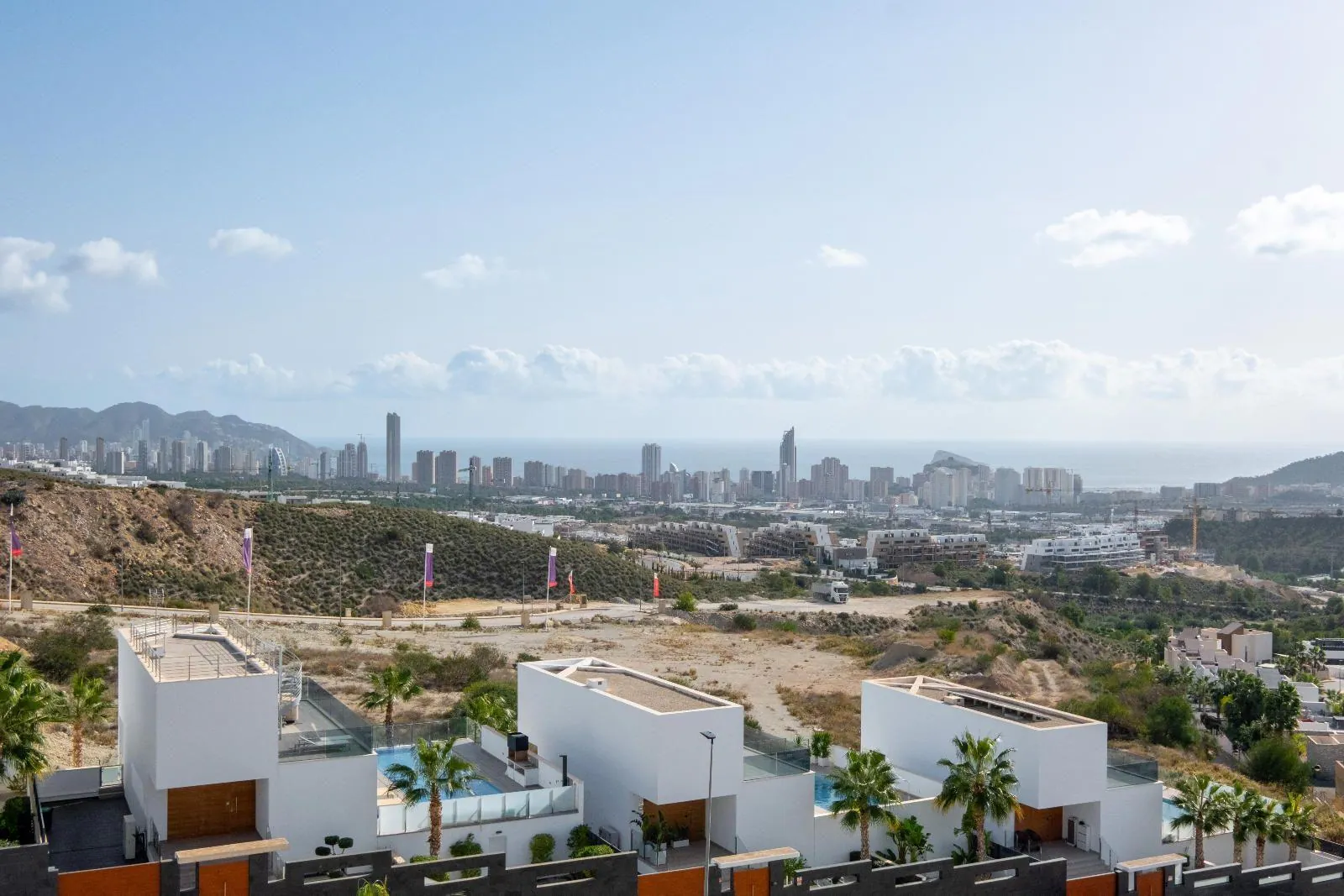 Modern villa with spectacular views over Benidorm