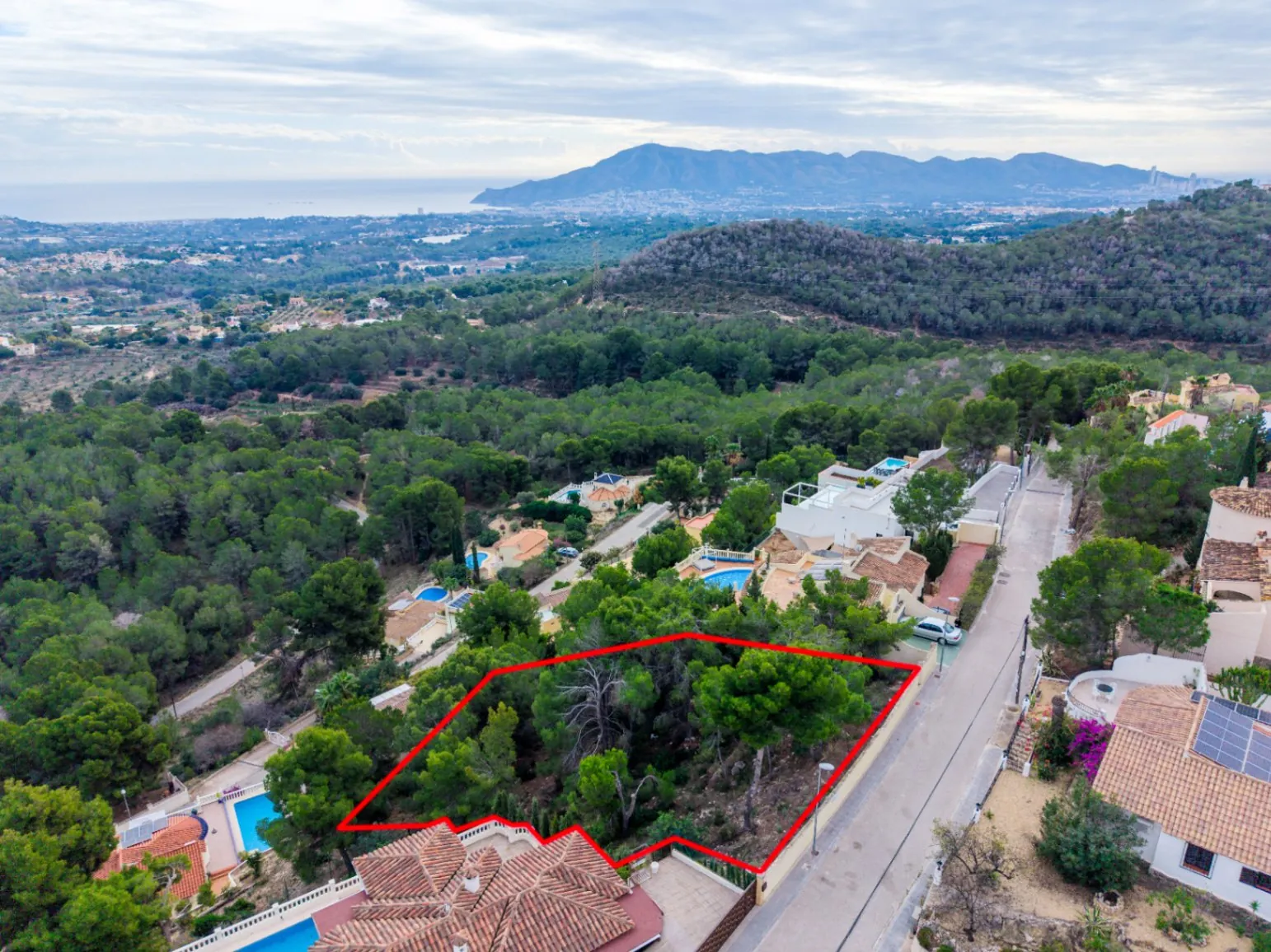 Urban plot with panoramic views of the Bay of Altea in El Tossal – La Nucía. - 5
