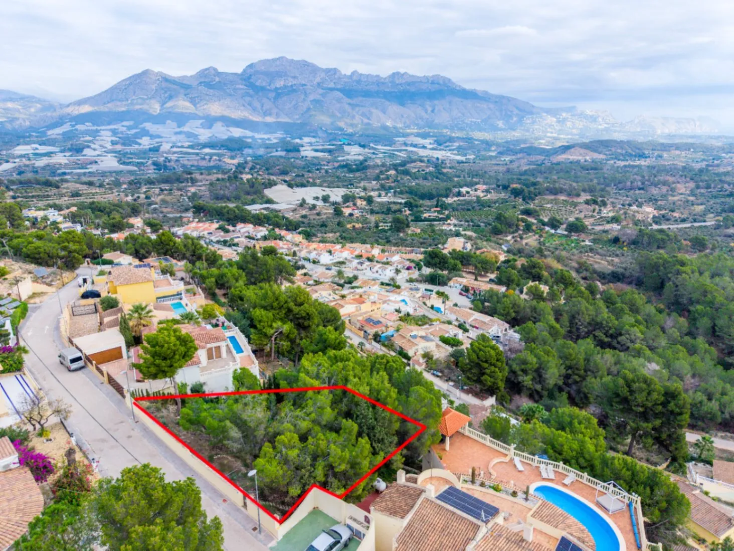 Urban plot with panoramic views of the Bay of Altea in El Tossal – La Nucía. - 4