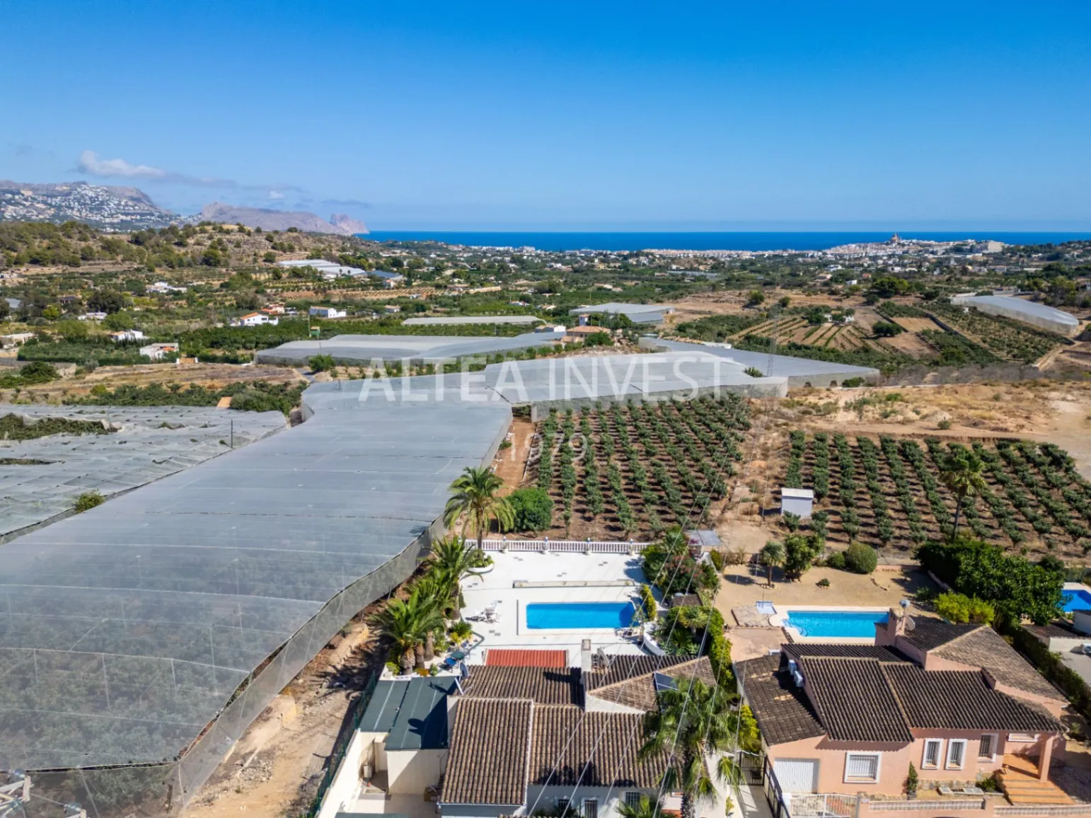 1457 - Cosy Mediterranean villa with spectacular views of Altea Bay