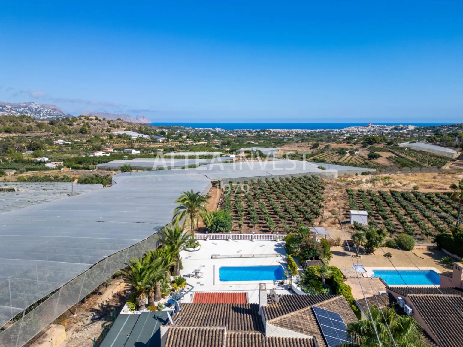 1457 - Cosy Mediterranean villa with spectacular views of Altea Bay