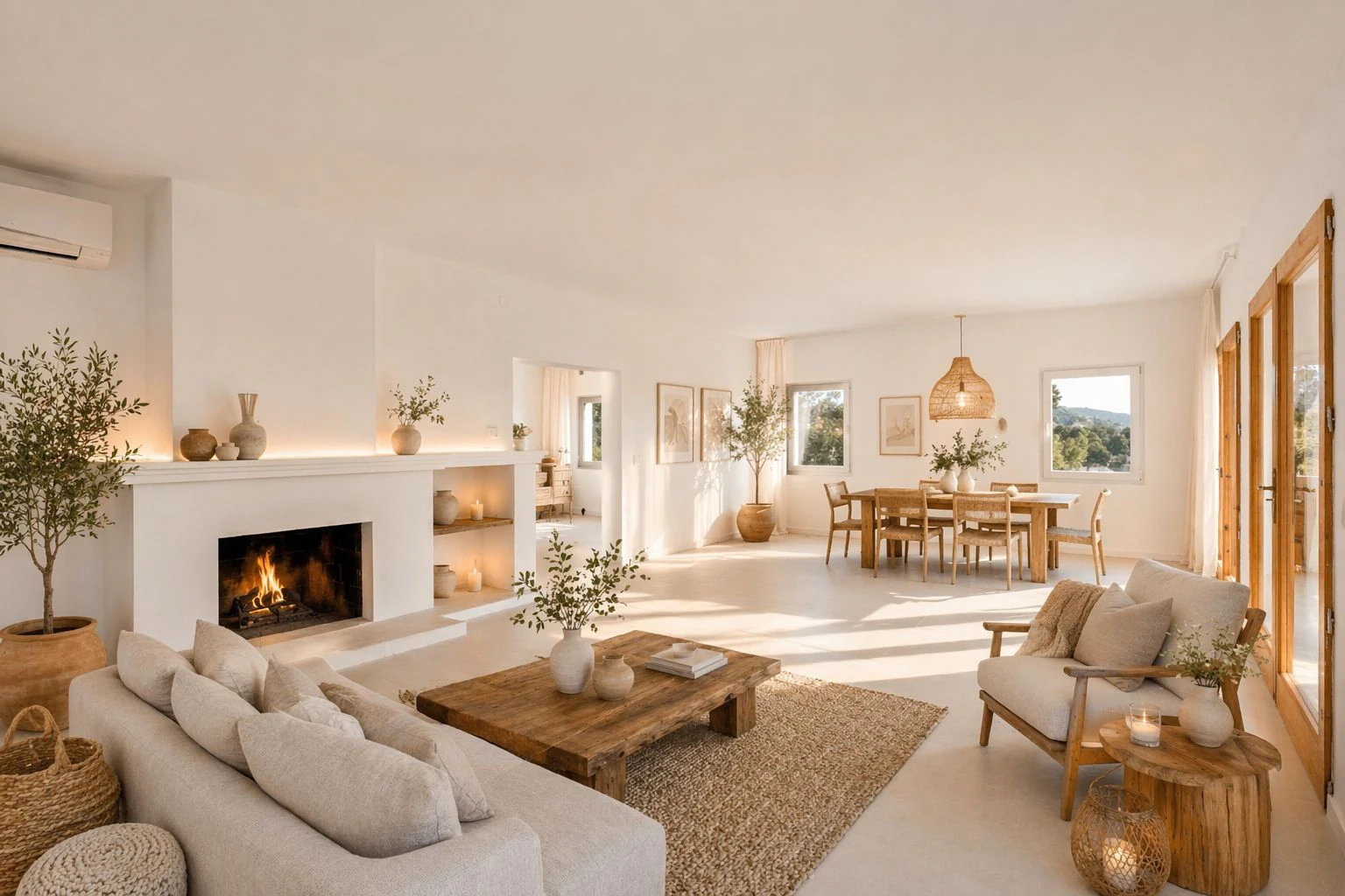 Mediterranean retreat with an Ibizan feel and panoramic views in Altea