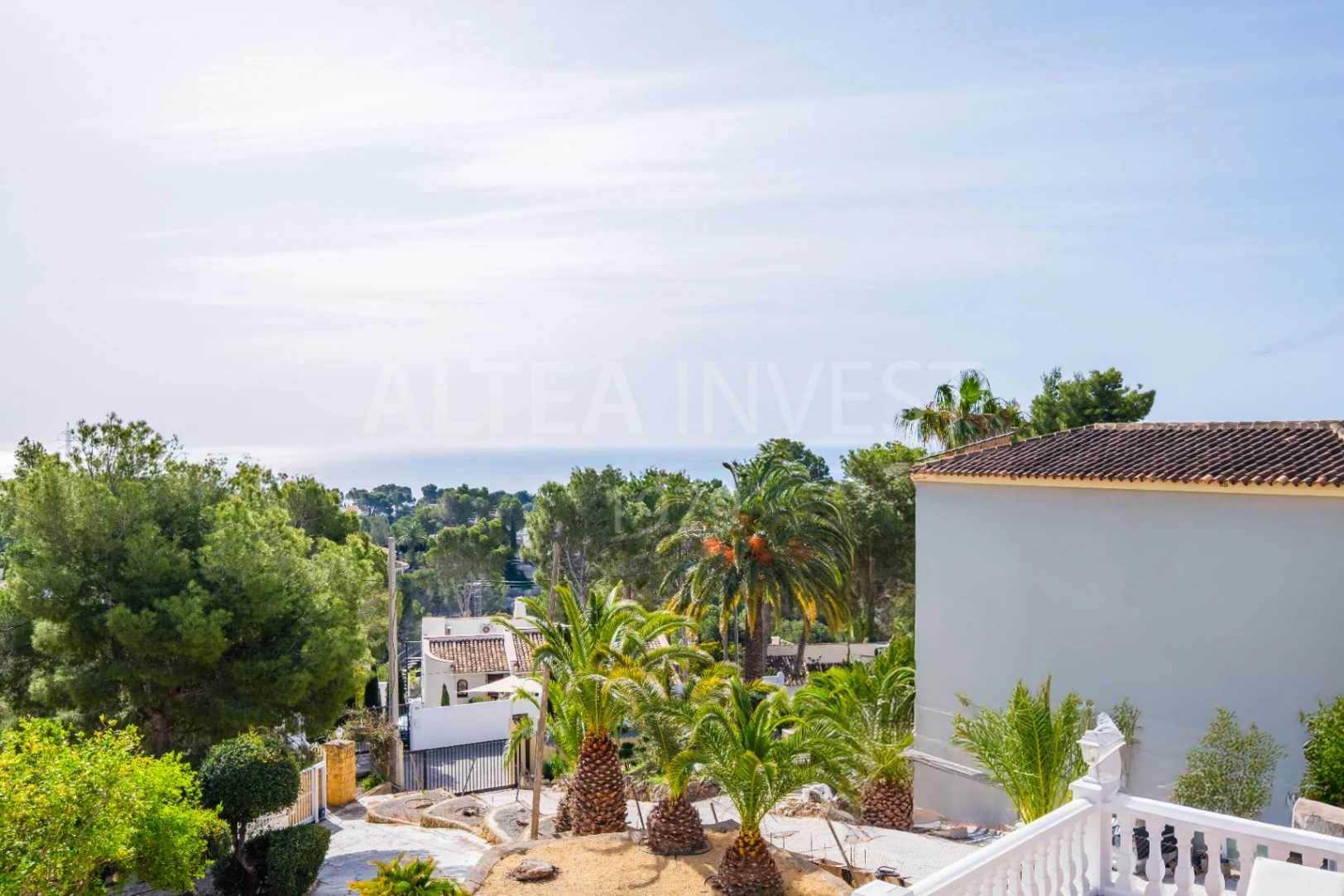 Mediterranean retreat with an Ibizan feel and panoramic views in Altea