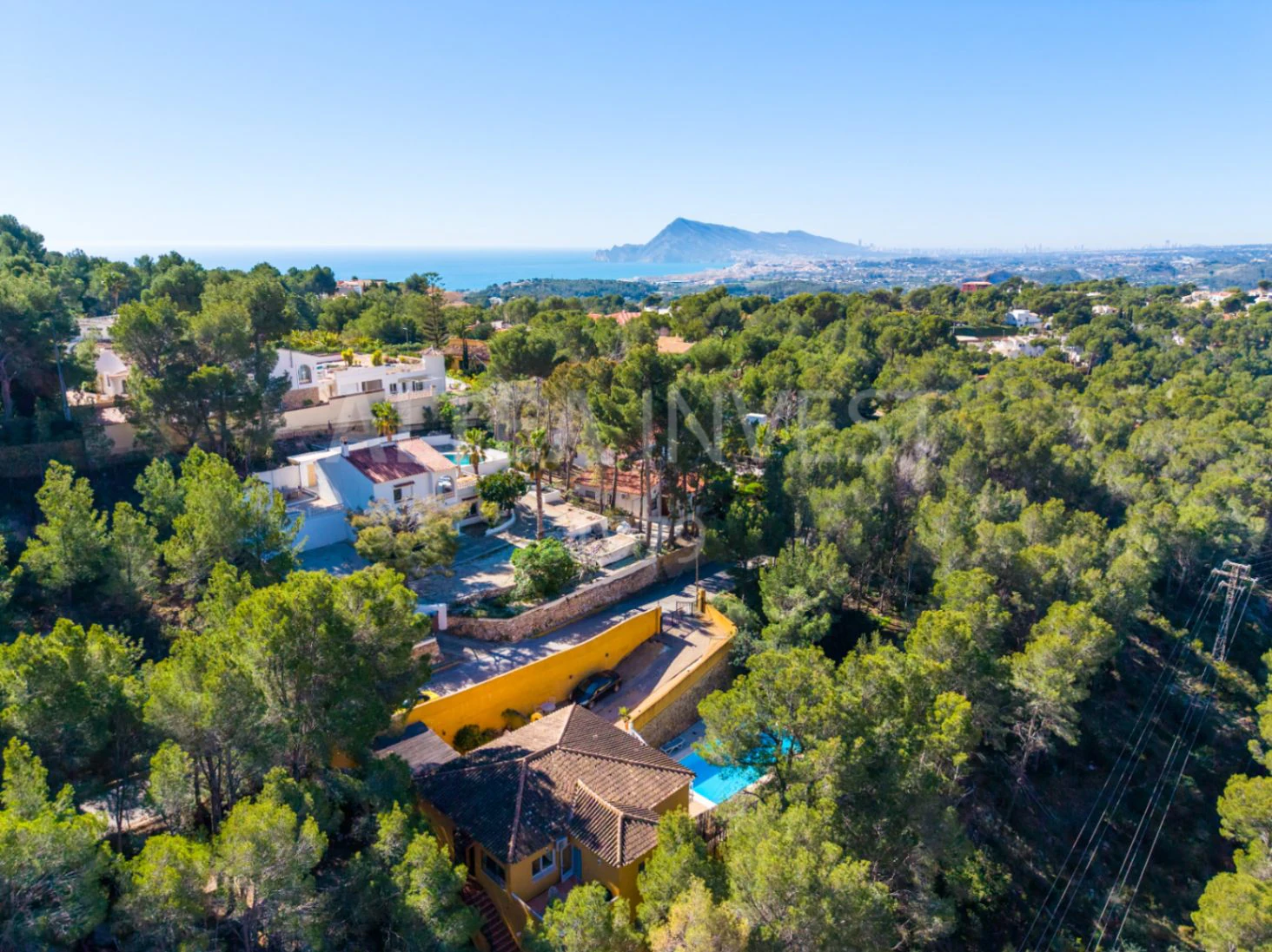 Mediterranean style detached chalet in the Sierra de Altea