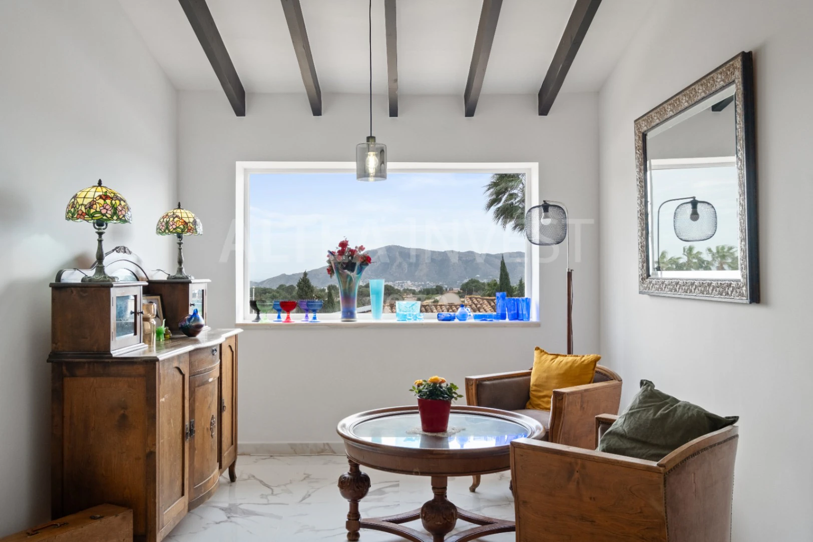 1523 - Villa méditerranéenne entièrement rénovée avec vue sur la baie d'Altea et la Sierra Helada
