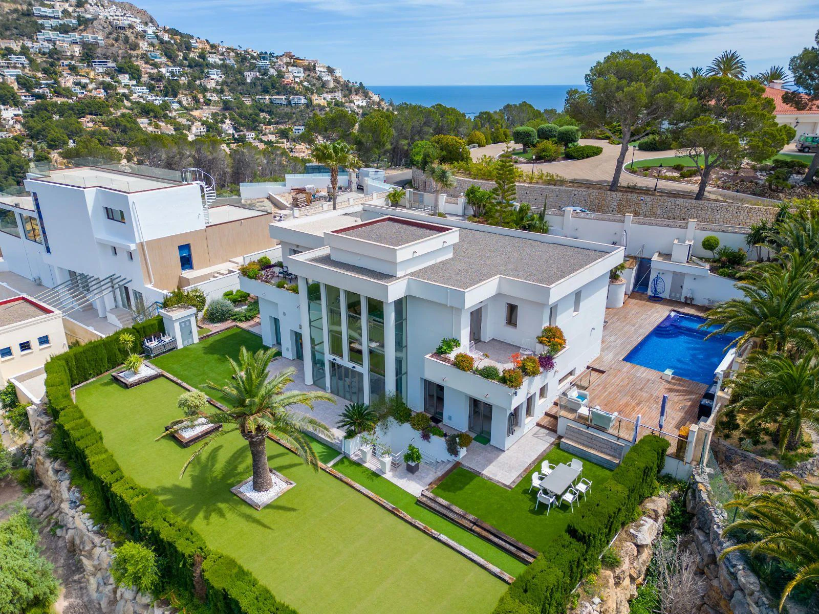 1395 - Exclusive villa with colonial charm and mountain views in Sierra Altea