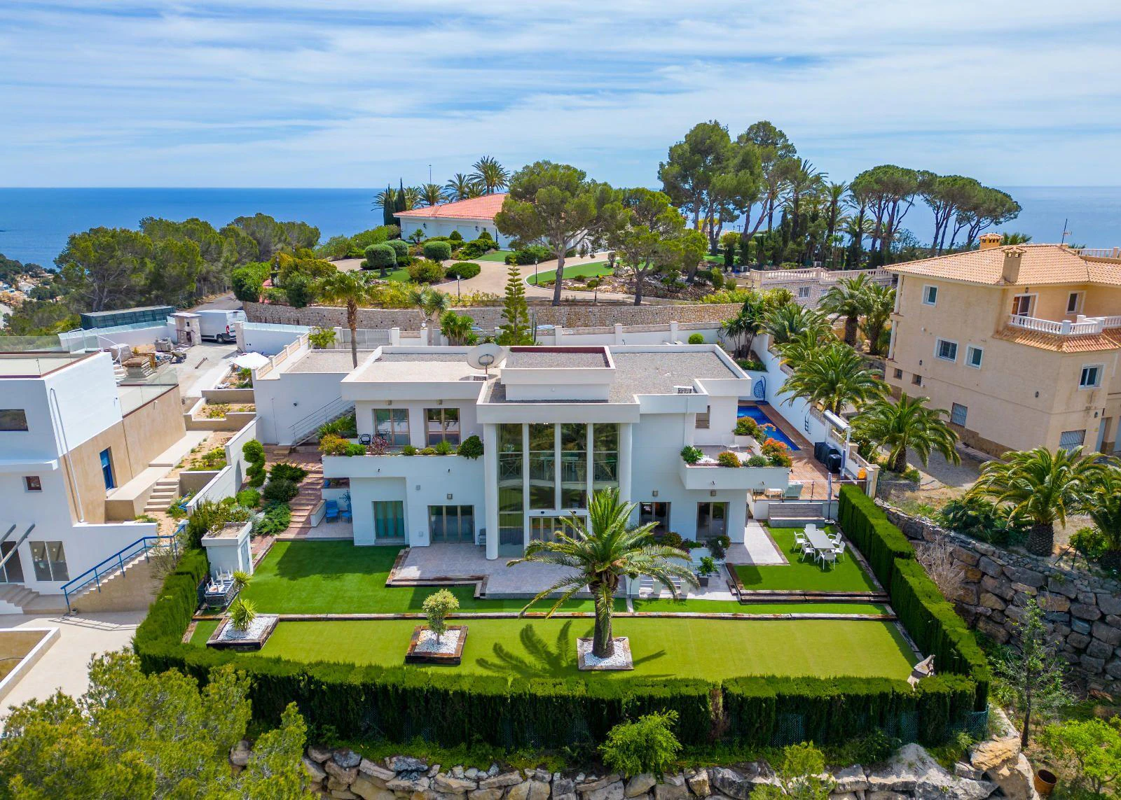 1395 - Exclusive villa with colonial charm and mountain views in Sierra Altea
