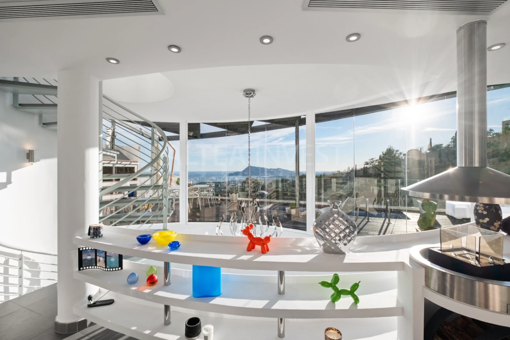 1509 - Villa moderne avec vue panoramique sur la Sierra d'Altea