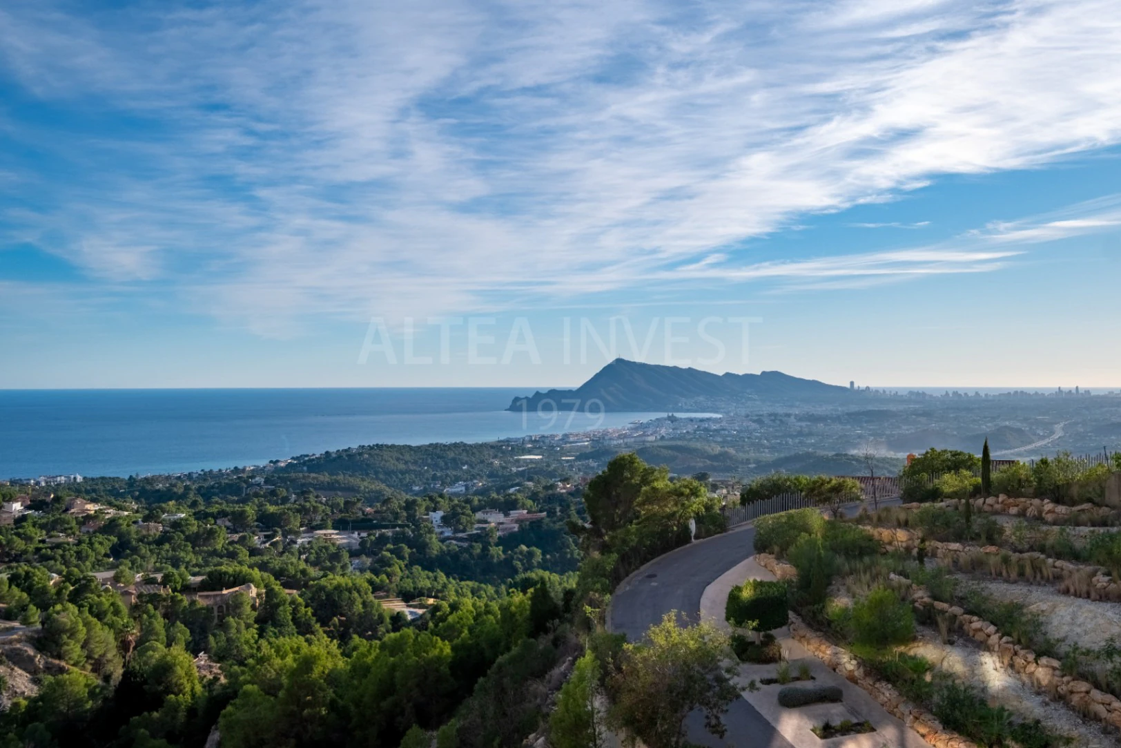 1509 - Villa moderne avec vue panoramique sur la Sierra d'Altea