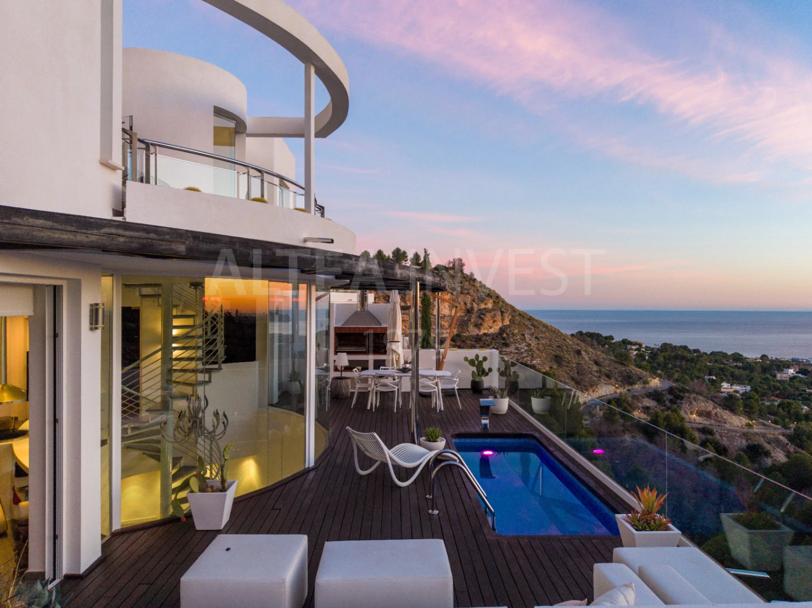 1509 - Villa moderne avec vue panoramique sur la Sierra d'Altea