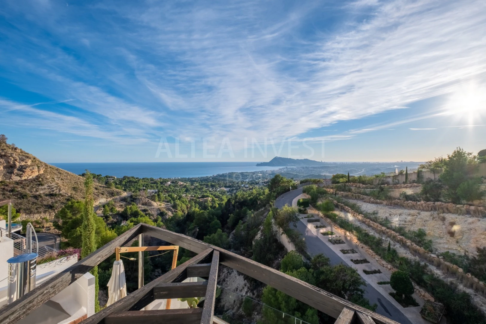 1509 - Villa moderne avec vue panoramique sur la Sierra d'Altea