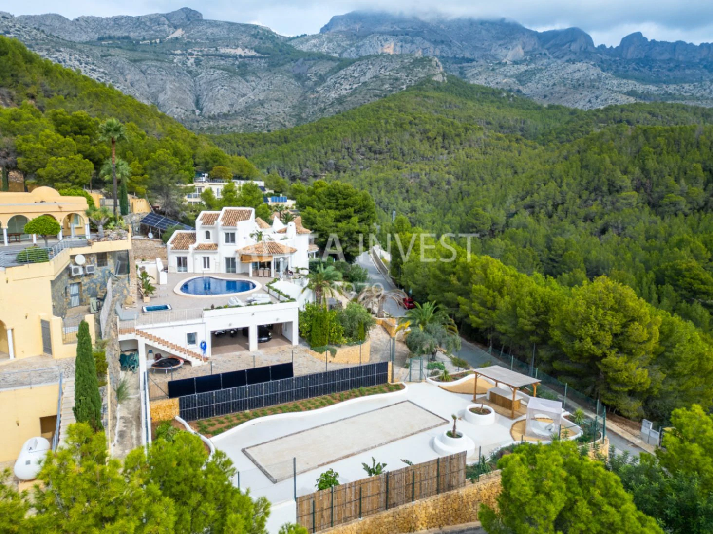 1464 - Ibiza-style villa with panoramic views of Altea Bay and the sea
