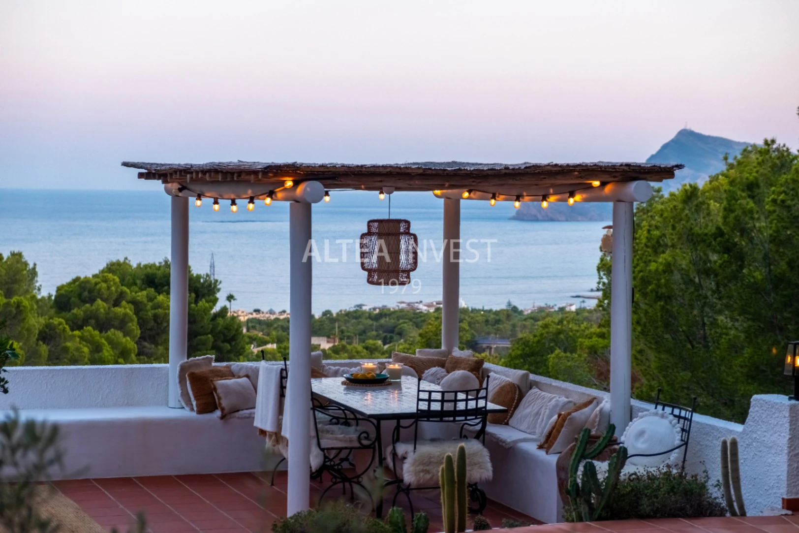 1438 - Boutique Villa with Sea Views, Ibiza-Inspired and Nature in Sierra de Altea