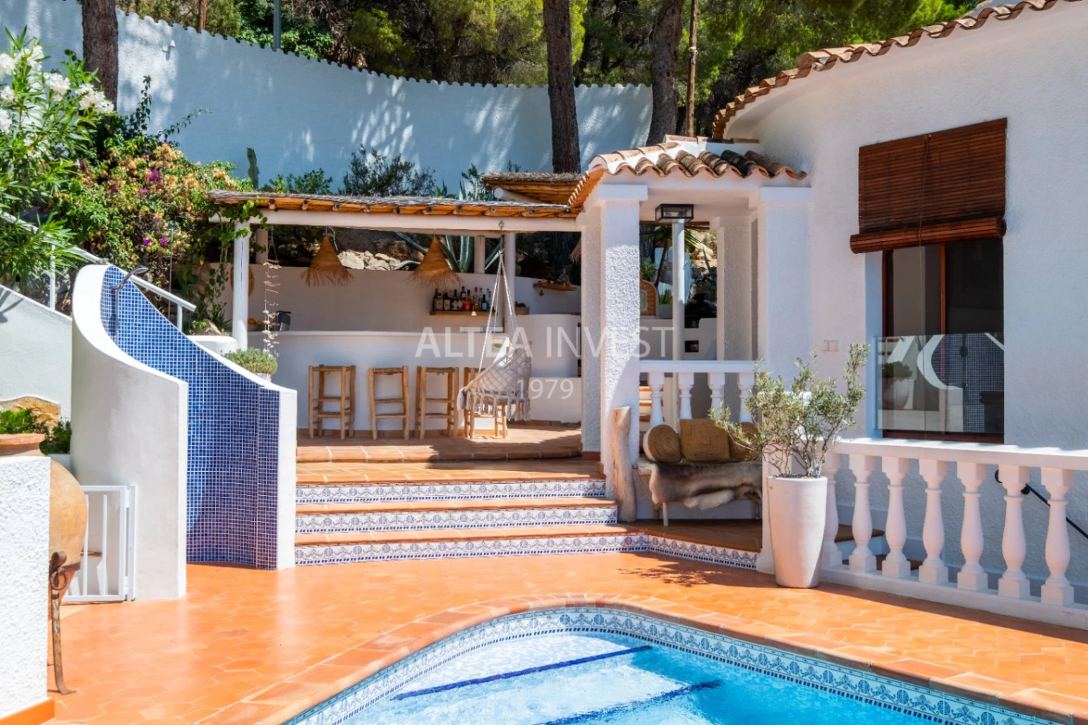 1438 - Boutique Villa with Sea Views, Ibiza-Inspired and Nature in Sierra de Altea