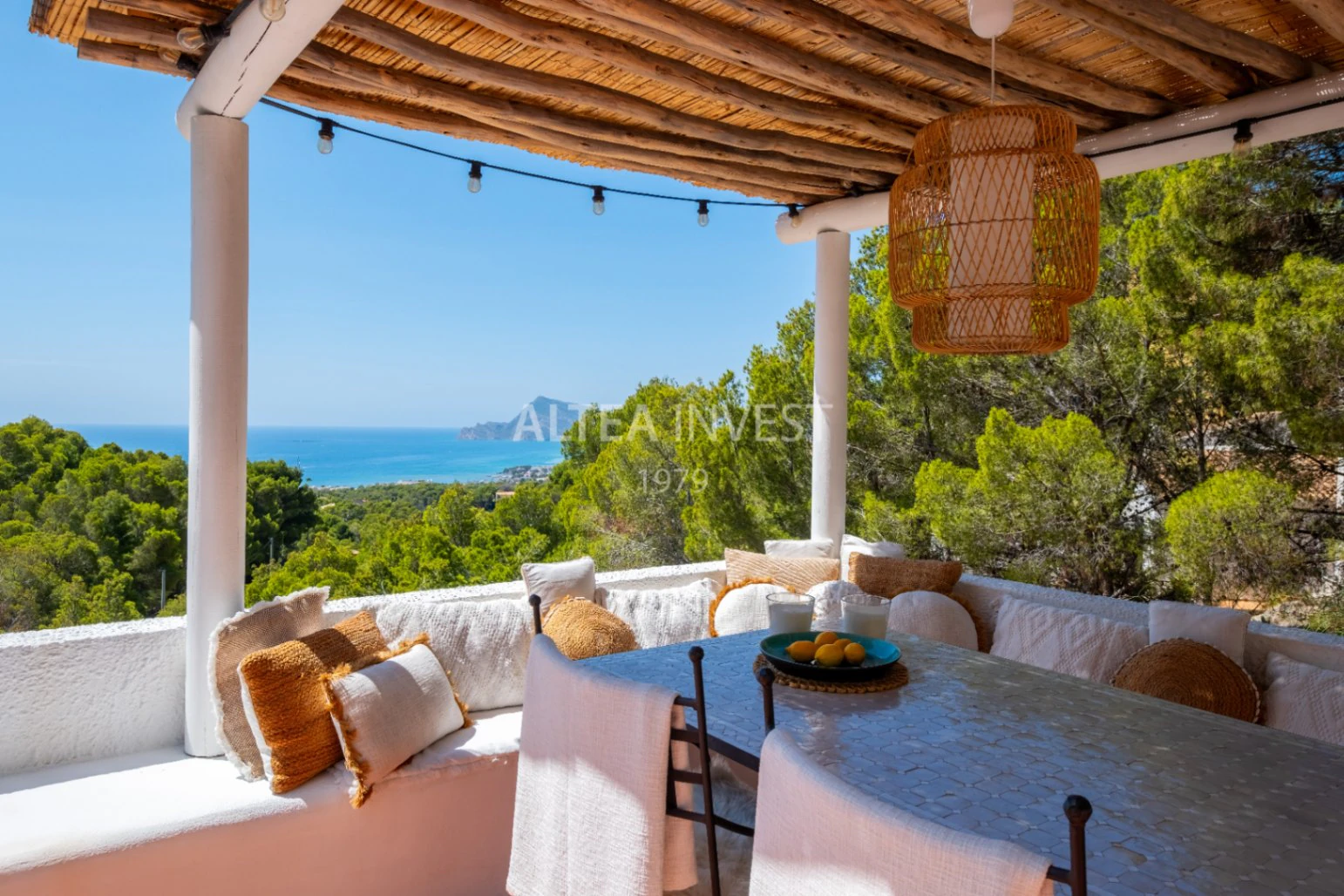 1438 - Boutique Villa with Sea Views, Ibiza-Inspired and Nature in Sierra de Altea