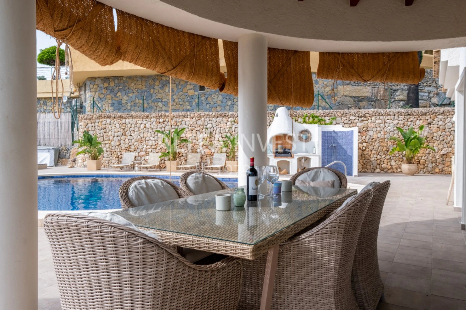 1464 - Ibiza-style villa with panoramic views of Altea Bay and the sea