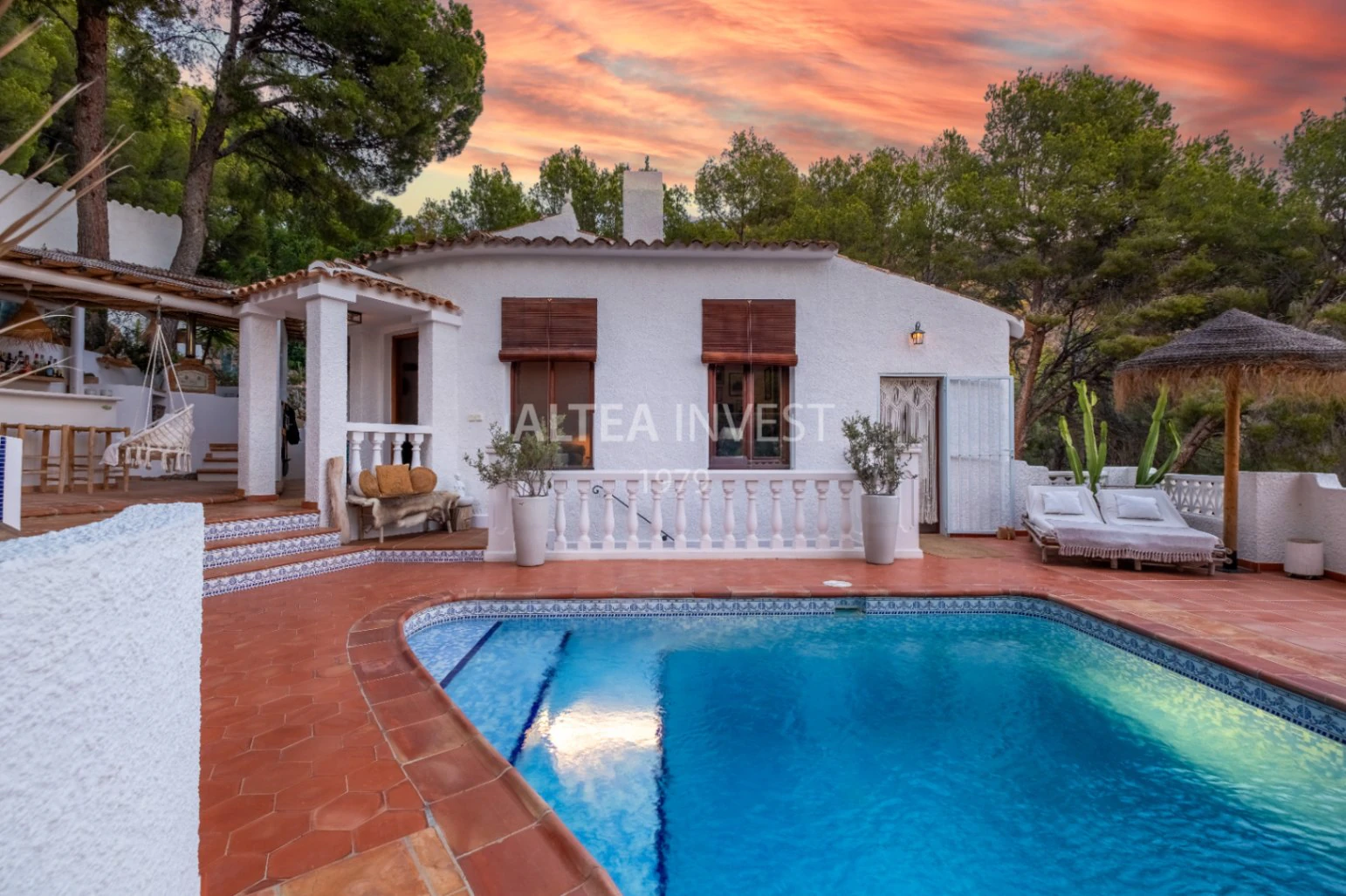 1438 - Boutique Villa with Sea Views, Ibiza-Inspired and Nature in Sierra de Altea