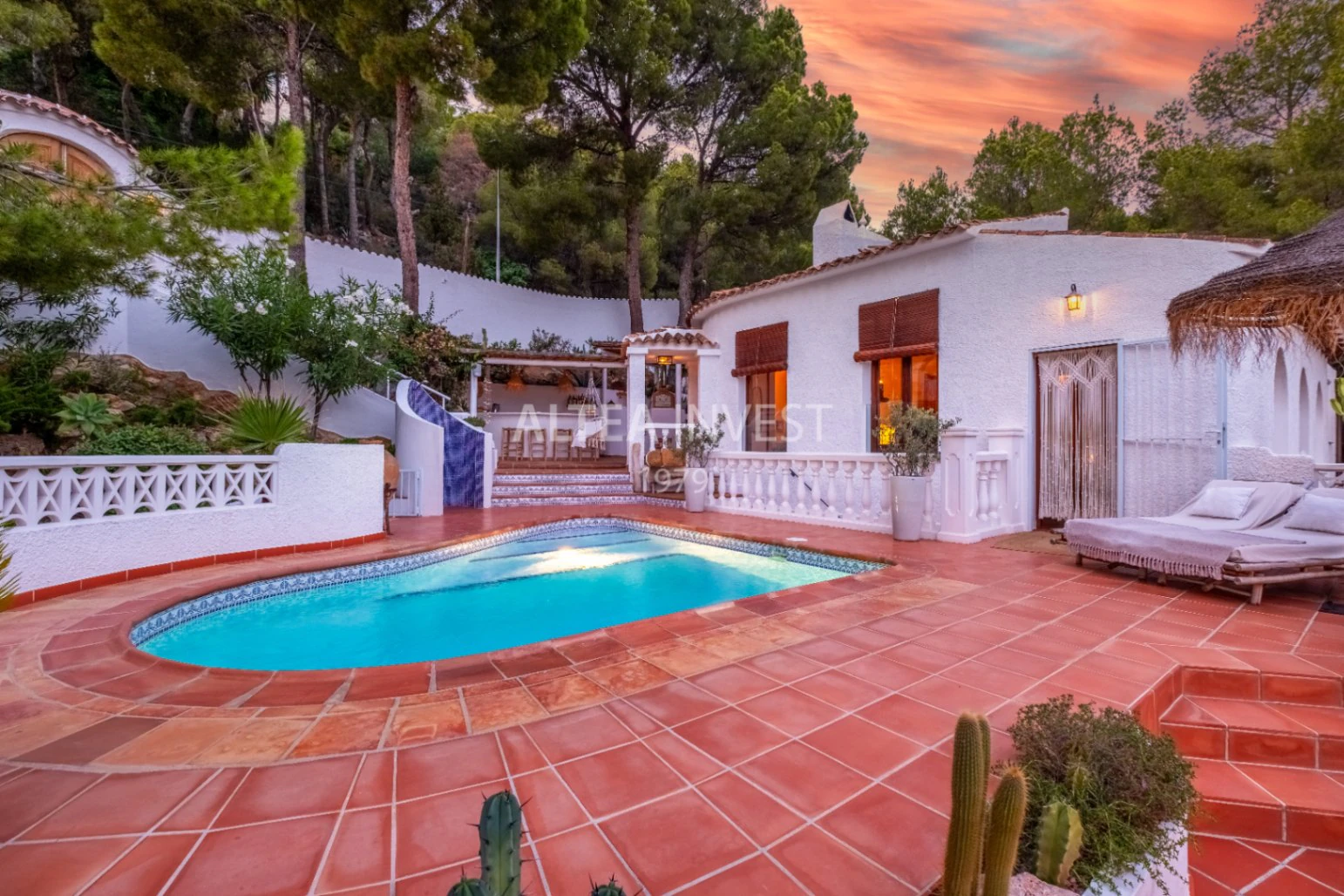 1438 - Boutique Villa with Sea Views, Ibiza-Inspired and Nature in Sierra de Altea