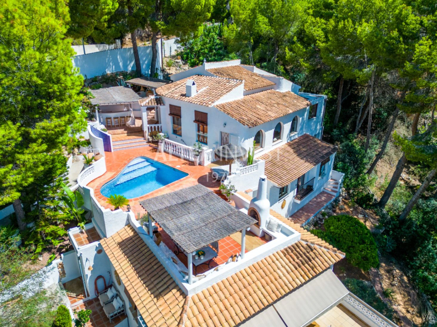 1438 - Boutique Villa with Sea Views, Ibiza-Inspired and Nature in Sierra de Altea