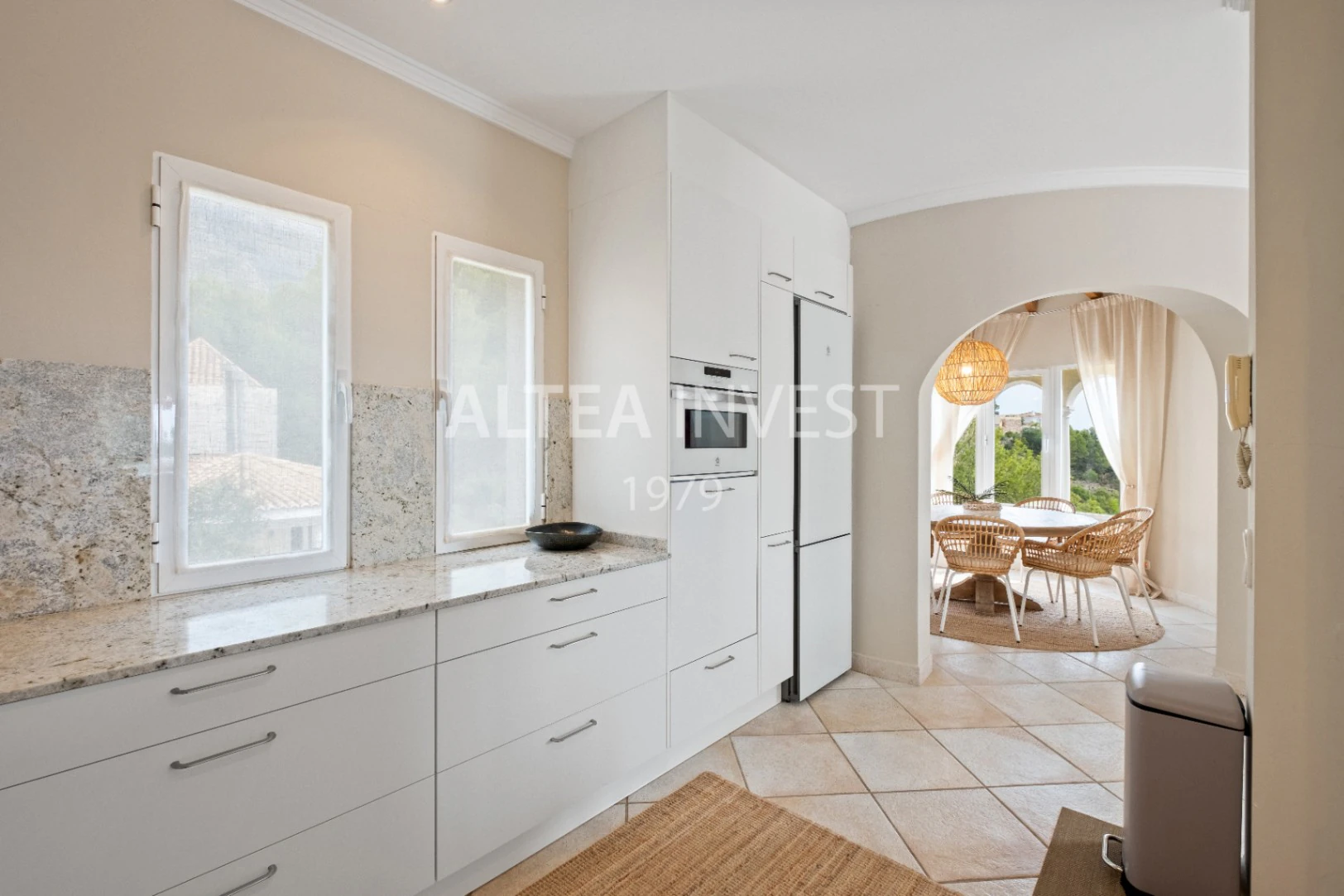 1464 - Ibiza-style villa with panoramic views of Altea Bay and the sea