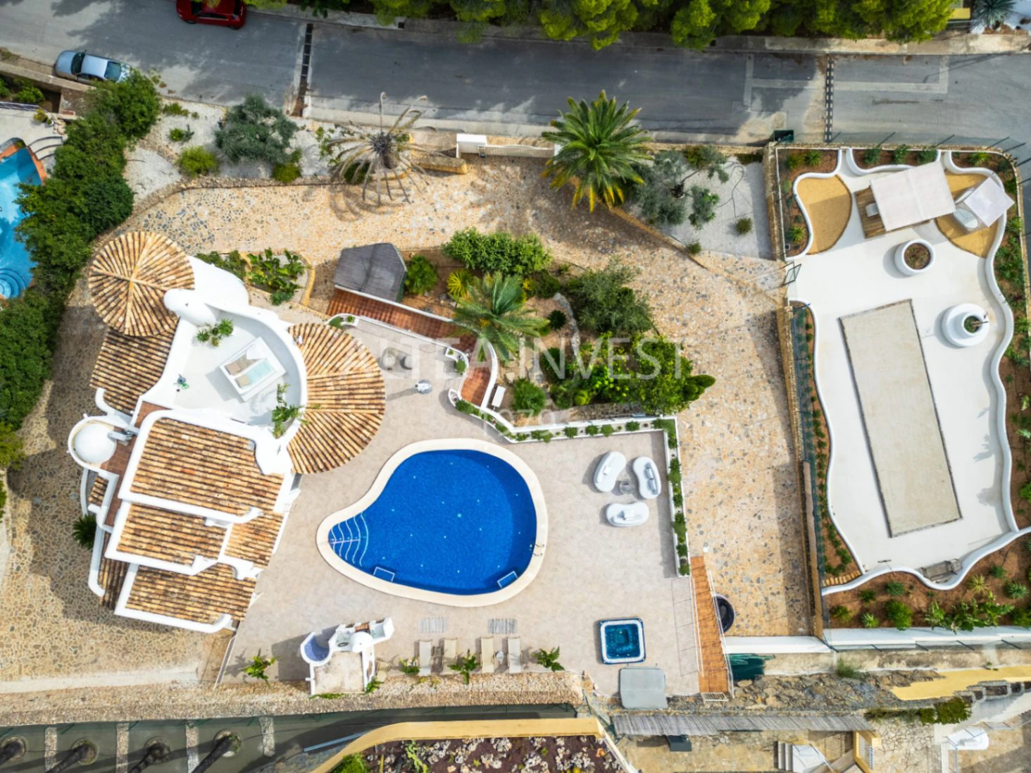 1464 - Ibiza-style villa with panoramic views of Altea Bay and the sea