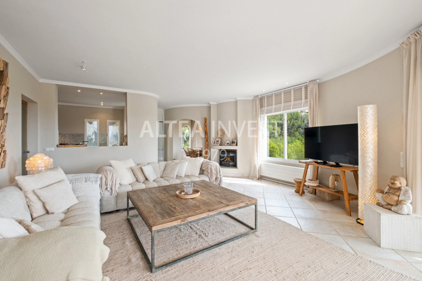 1464 - Ibiza-style villa with panoramic views of Altea Bay and the sea