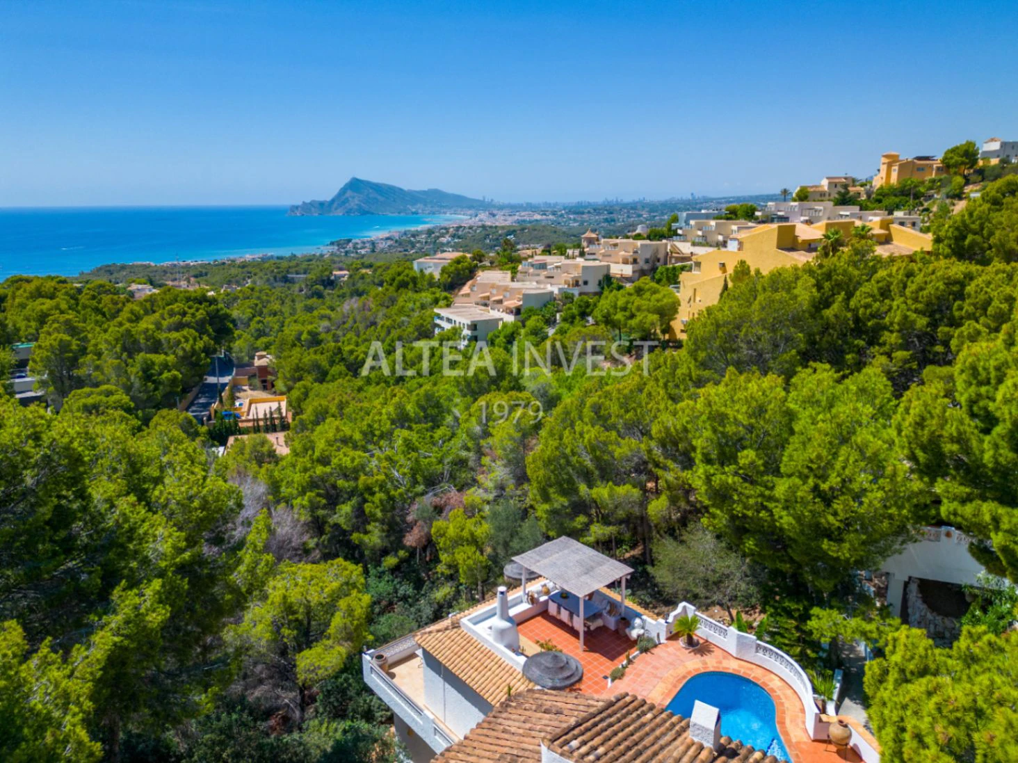 1438 - Boutique Villa with Sea Views, Ibiza-Inspired and Nature in Sierra de Altea