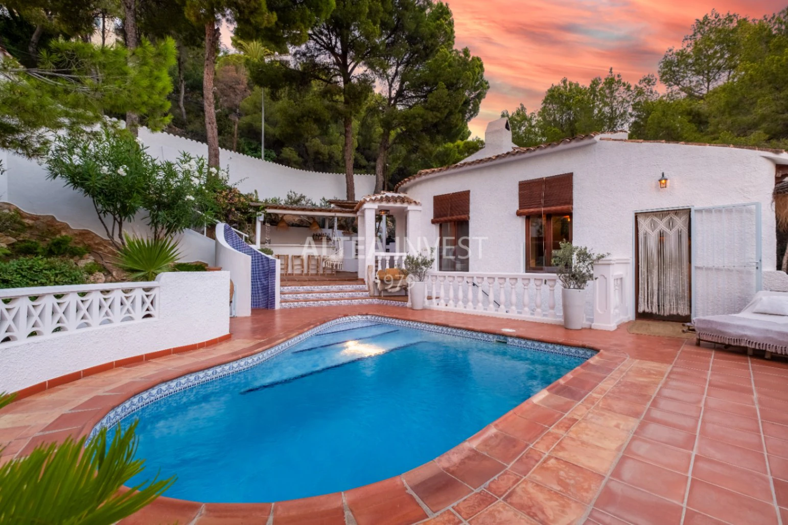 1438 - Boutique Villa with Sea Views, Ibiza-Inspired and Nature in Sierra de Altea