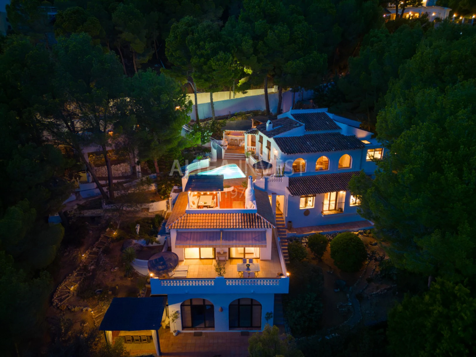 1438 - Boutique Villa with Sea Views, Ibiza-Inspired and Nature in Sierra de Altea