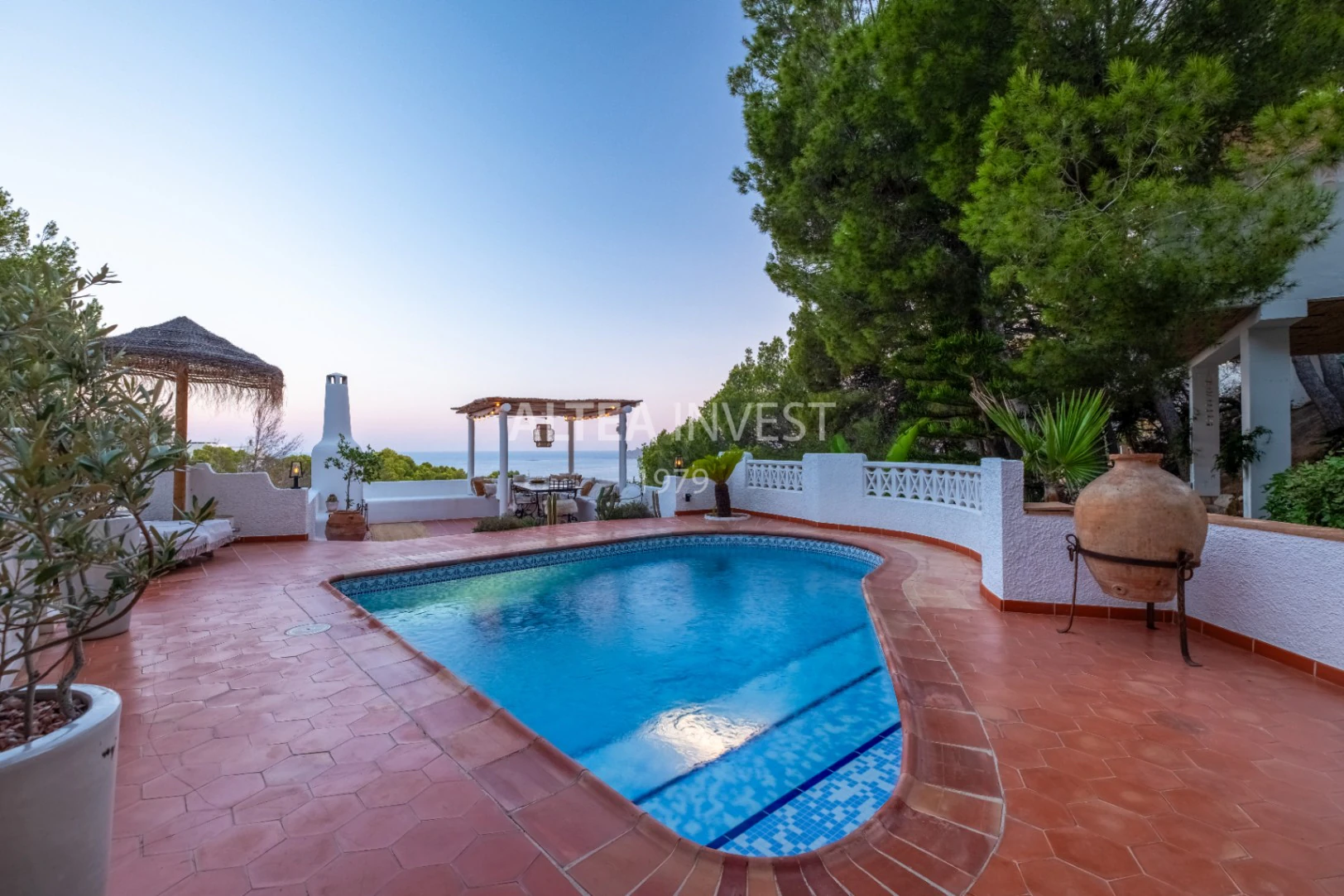 1438 - Boutique Villa with Sea Views, Ibiza-Inspired and Nature in Sierra de Altea