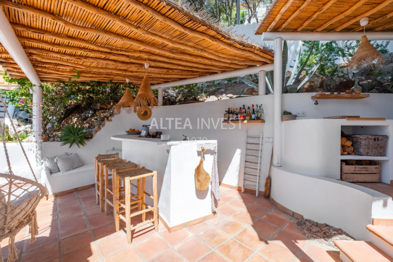 1438 - Boutique Villa with Sea Views, Ibiza-Inspired and Nature in Sierra de Altea